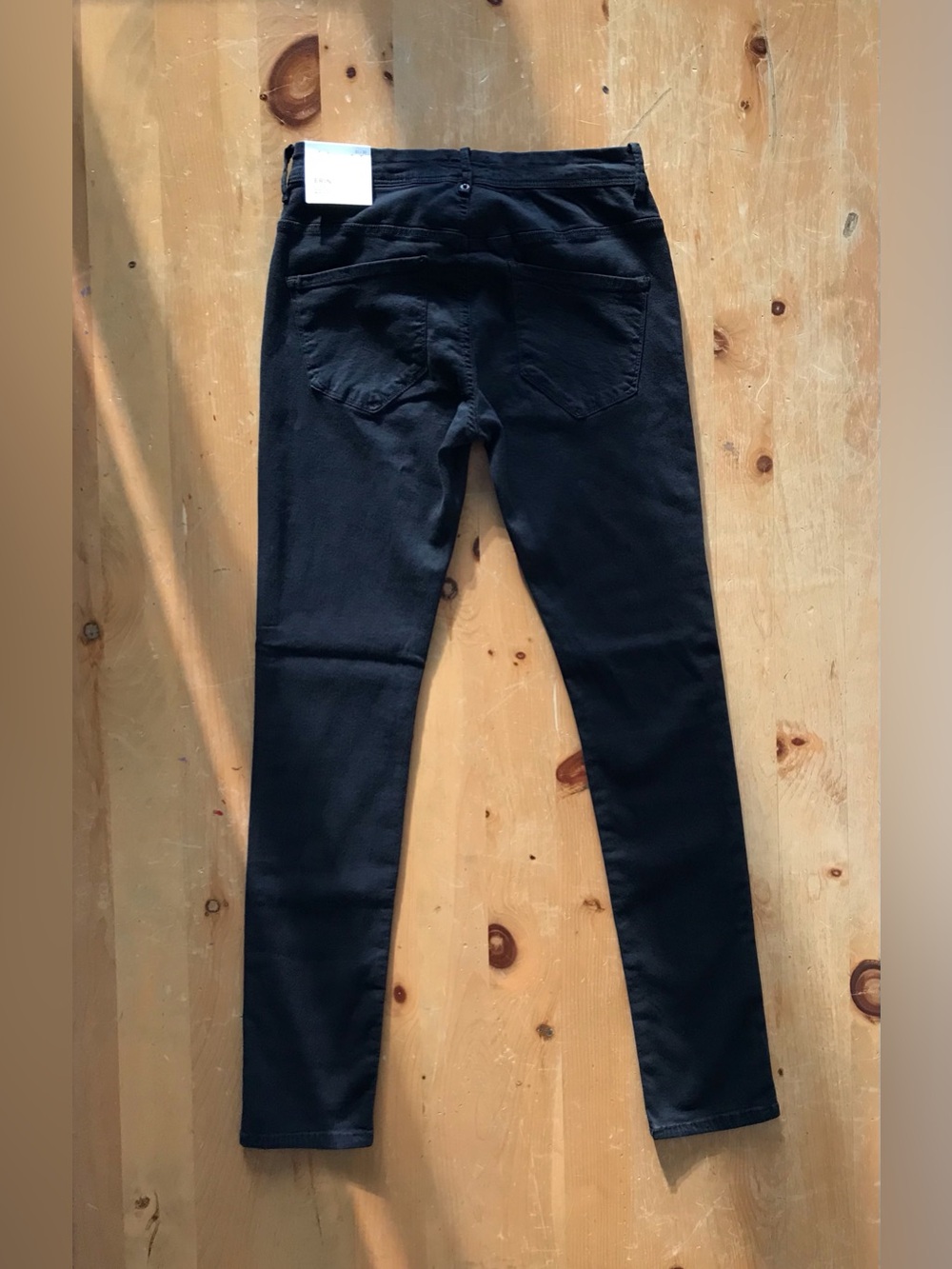 NWT ICHI Power Stretch Slim Fit Denim Black Jeans W31 Everyday Casual Denim - Picture 4 of 9